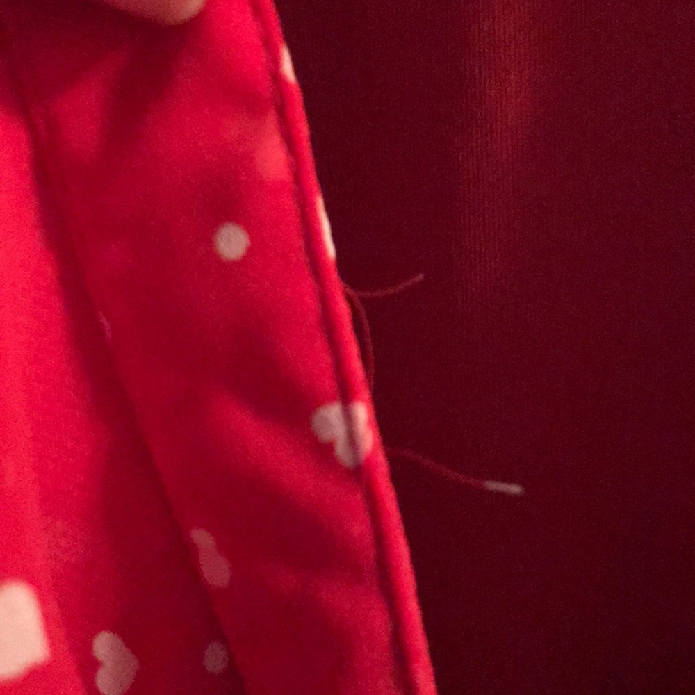 EUC Red with white hearts. Forever 21 dress. - Picture 3 of 4